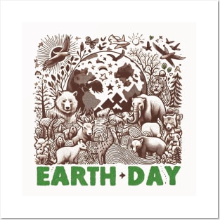 Earth day Posters and Art